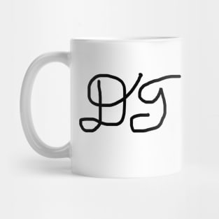 Daniel T Initials Mug